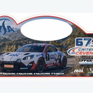 Boutique officielle Critérium des Cévennes 2026 — plaque officielle